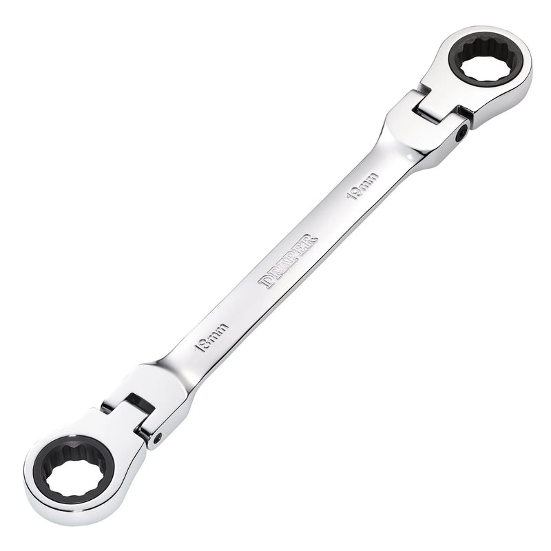 Draper HI-TORQ® Ratchet Spanner 18 x 19mm Flexible Head