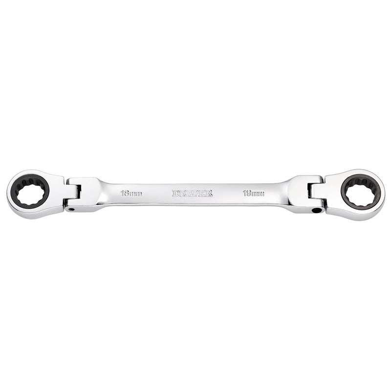 Draper HI-TORQ® Ratchet Spanner 18 x 19mm Flexible Head