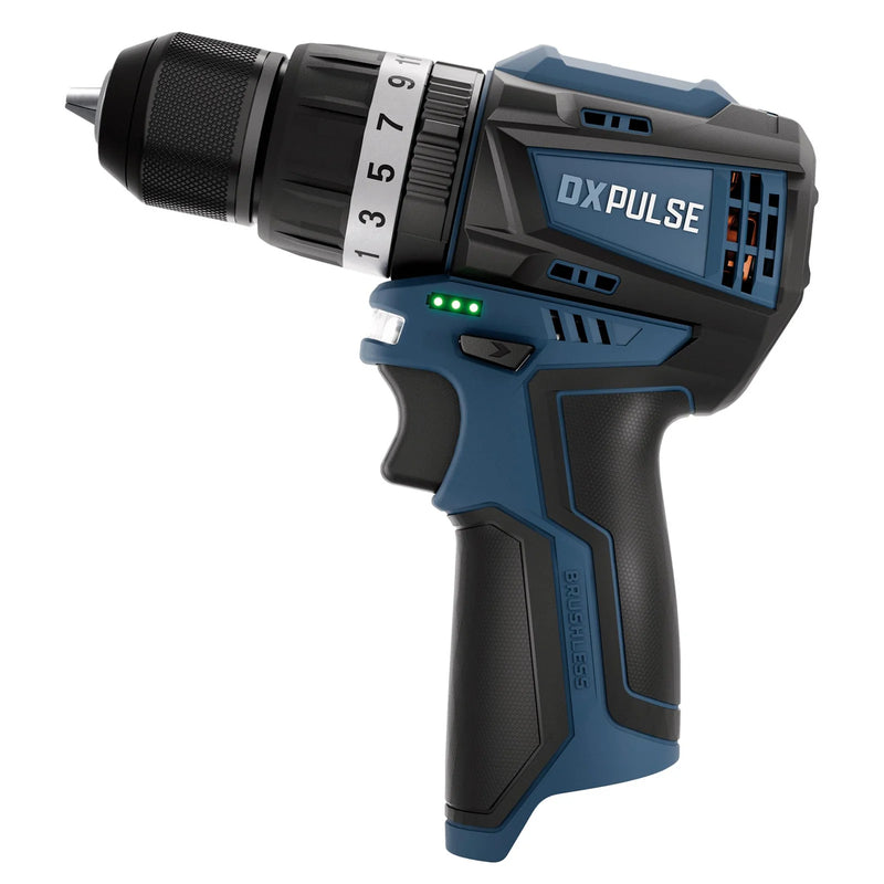 DXPULSE 12V Brushless Combi Drill DX12HDC - Compact & Powerful