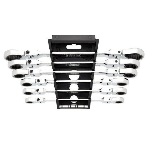 Draper HI-TORQ® Ratchet Spanner Set 6 Piece Metric Flexible Head