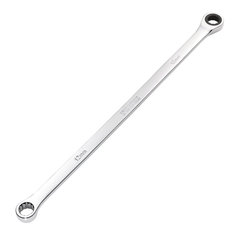 Draper HI-TORQ® Metric Extra-Long Double Ring Ratchet Spanner