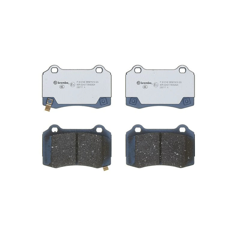 Brembo 4 x Rear Brake Pad Set P30074E