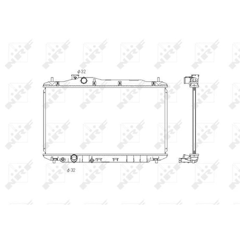NRF Engine Radiator 58323