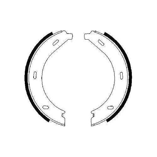 Genuine Bosch Brake Shoe Bs843 Fits Mercedes-Benz Vito 108 Cdi - 2.2 - 99-03 098 Bosch  - Town Parts