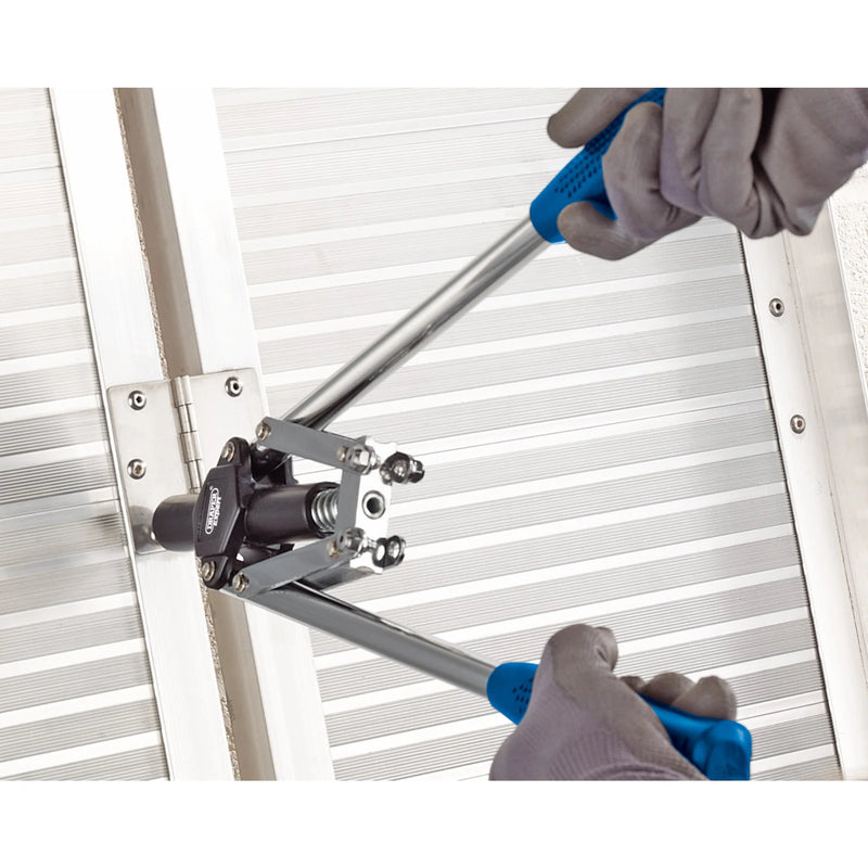 Draper Expert Riveter Long Arm 4 Nozzles 2.4-4.8mm