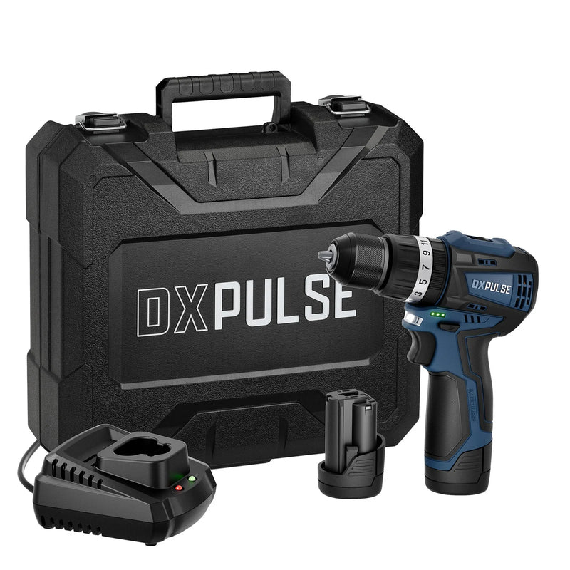 DXPULSE 12V Brushless Combi Drill Kit with 2 x 2.0Ah Batteries