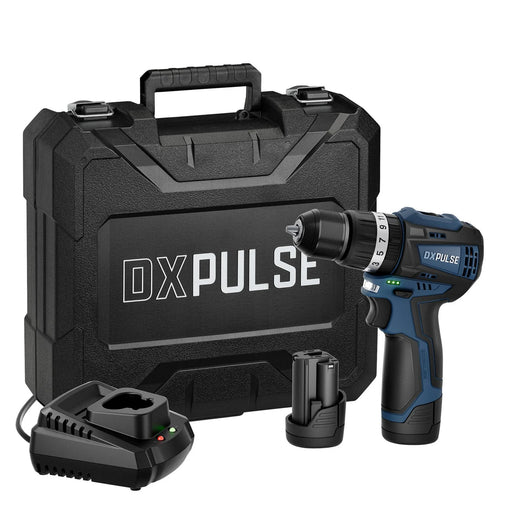 DXPULSE 12V Brushless Combi Drill Kit with 2 x 2.0Ah Batteries