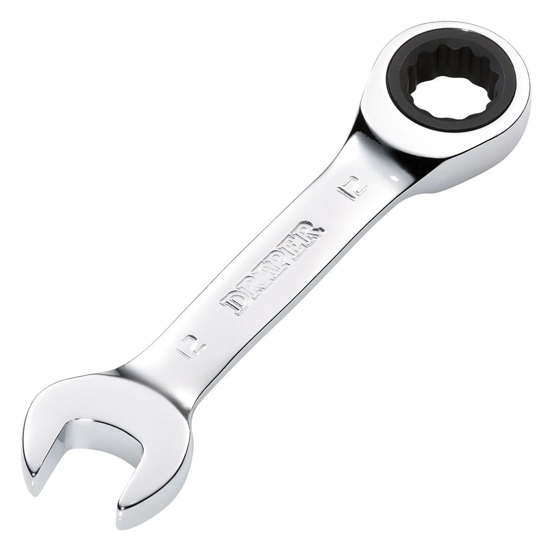 Draper HI-TORQ® Metric Stubby Ratchet Combination Spanner - Various Lengths