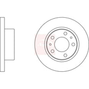 Apec 2 x Solid Front Brake Discs DSK823