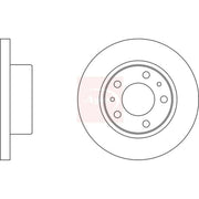 Apec 2 x Solid Front Brake Discs DSK823