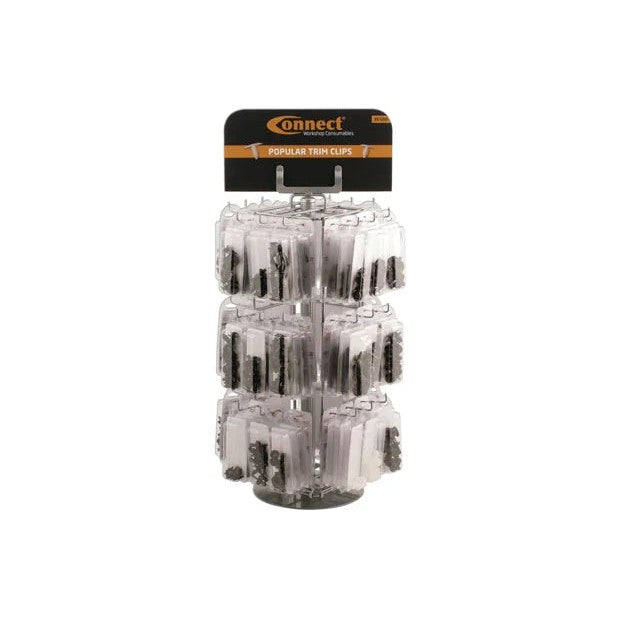 Connect Trim Clip Rack c/w Clam Packs 108pc - CPL