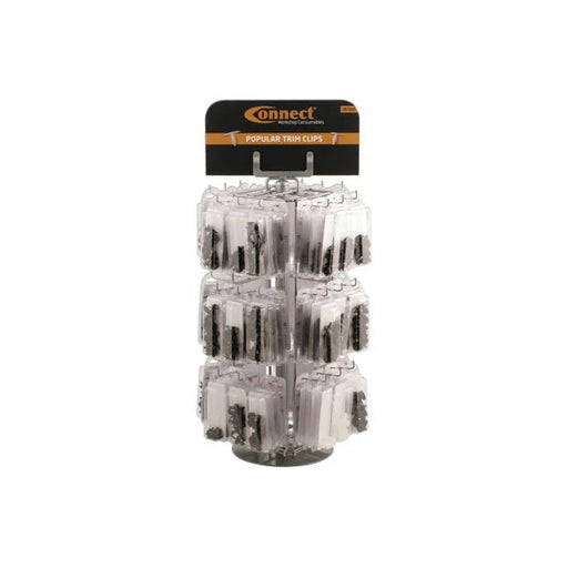 Connect Trim Clip Rack c/w Clam Packs 108pc - CPL