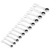 Draper HI-TORQ® Stubby Ratchet Spanner Set 8-19mm (12 Piece)