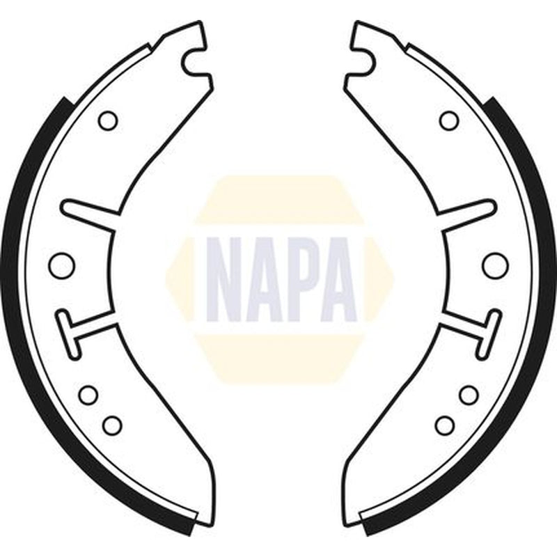 NAPA Brake Shoe Set Axle Kit NBS1001