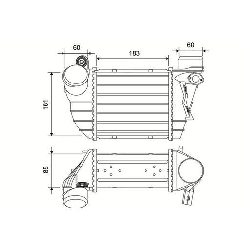 Valeo Intercooler (Charge Air Cooler) 881587