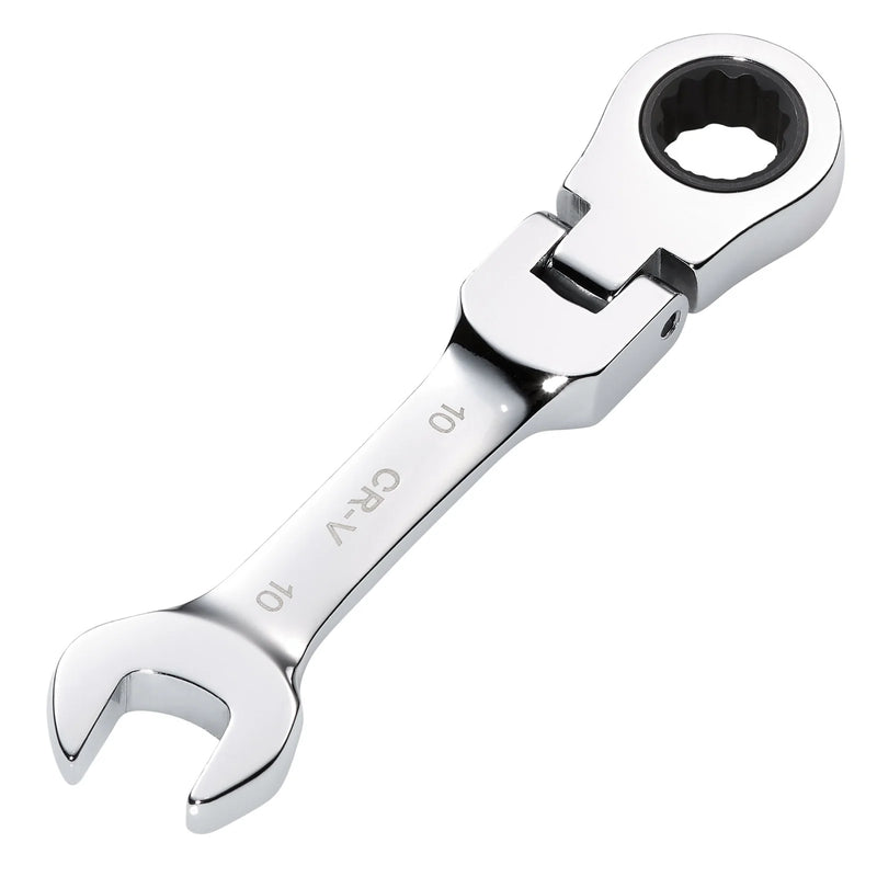 Draper HI-TORQ® Metric Stubby Flexible Head Ratchet Combination Spanner