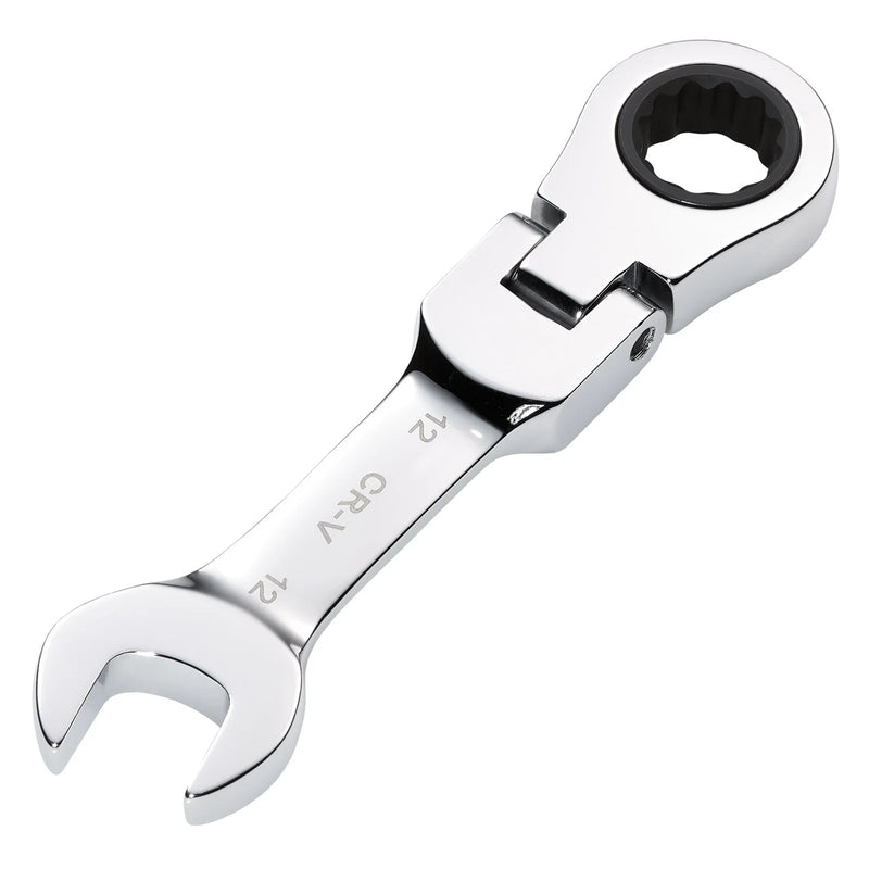 Draper HI-TORQ® Metric Stubby Flexible Head Ratchet Combination Spanner