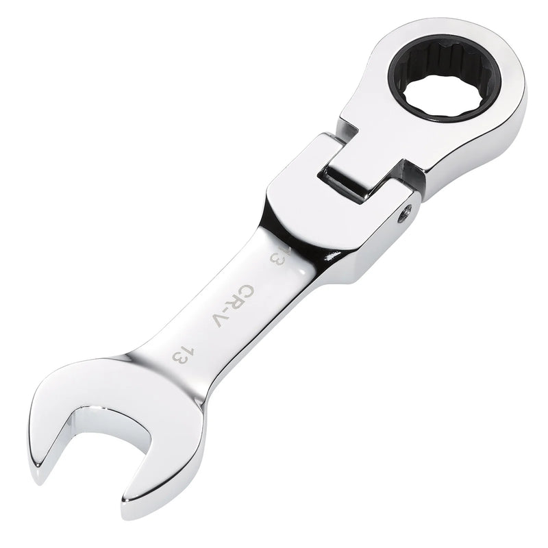 Draper HI-TORQ® Metric Stubby Flexible Head Ratchet Combination Spanner