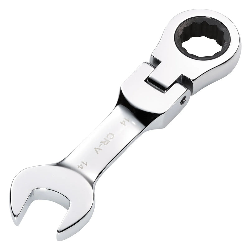 Draper HI-TORQ® Metric Stubby Flexible Head Ratchet Combination Spanner