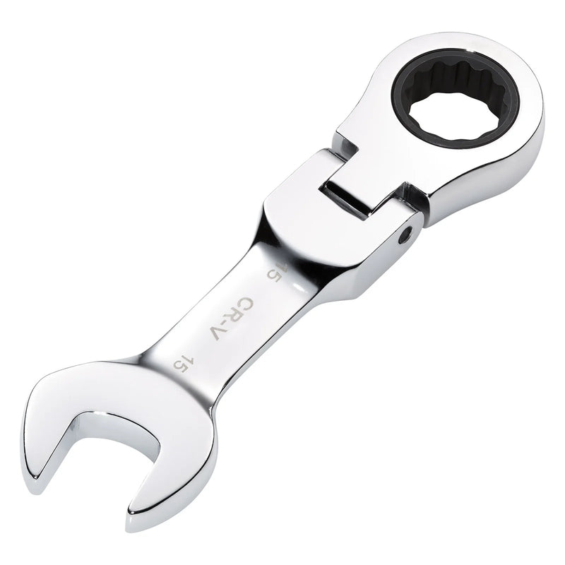 Draper HI-TORQ® Metric Stubby Flexible Head Ratchet Combination Spanner
