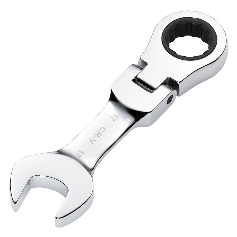 Draper HI-TORQ® Metric Stubby Flexible Head Ratchet Combination Spanner