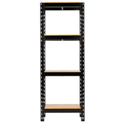 Bunker Modular 4 Tier Racking 750mm with Hardwood Shelving
