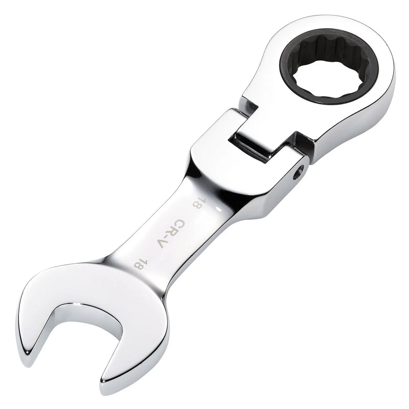 Draper HI-TORQ® Metric Stubby Flexible Head Ratchet Combination Spanner