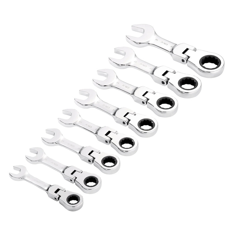 Draper HI-TORQ® Ratchet Spanner Set 10-19mm 8 Piece