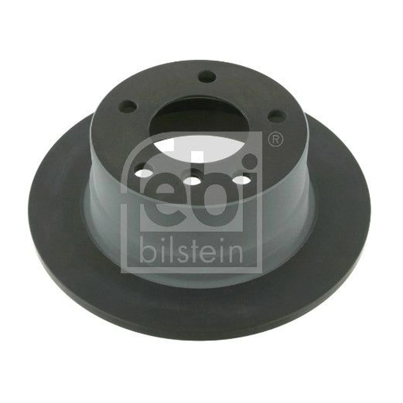 Febi 2 x Solid Rear Brake Discs 23555
