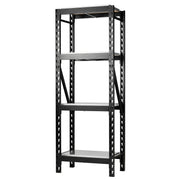 Bunker 21 Piece 4 Tier Racking System with Stainless Steel Shelving 750mm