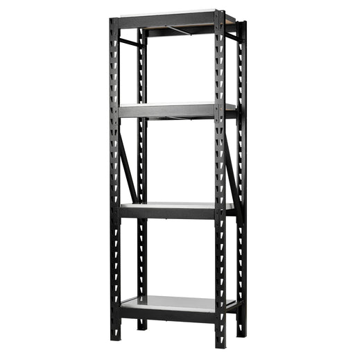 Bunker 21 Piece 4 Tier Racking System with Stainless Steel Shelving 750mm