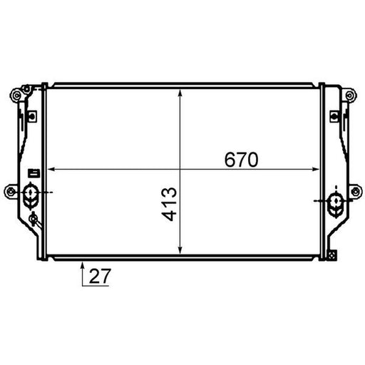 Mahle Engine Radiator CR 1082 000S