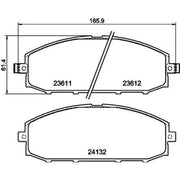 DON Front Brake Pad Set PCP1472