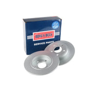 Borg & Beck 2 x Solid Rear Brake Discs BBD5269