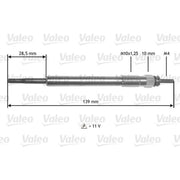 Valeo Diesel Engine Glow Plug 345211