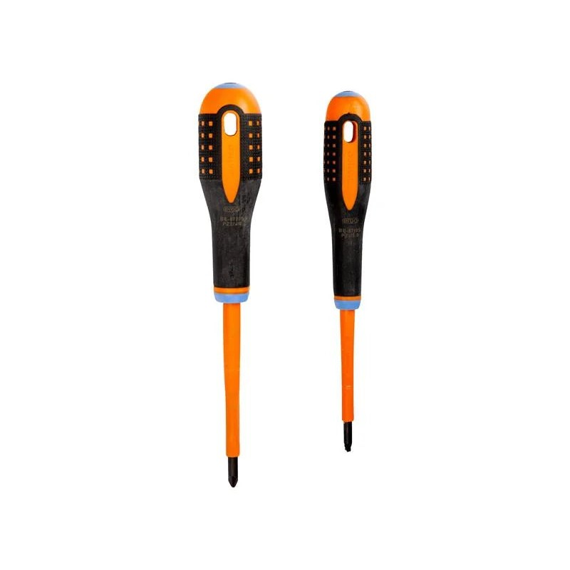 Bahco BE-9890S ERGO™ VDE Insulated Screwdriver Set, 2 Piece - BE-9890S