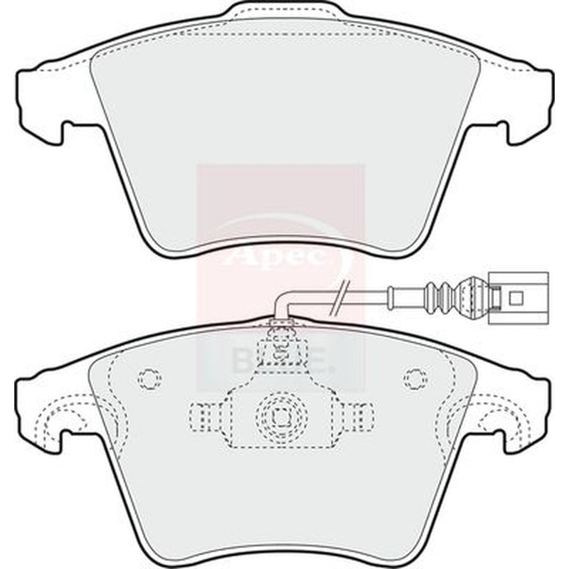 Apec Front Brake Pad Set PD3166