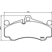 Brembo 4 x Front Brake Pad Set P65034