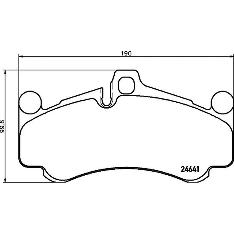Brembo 4 x Front Brake Pad Set P65034