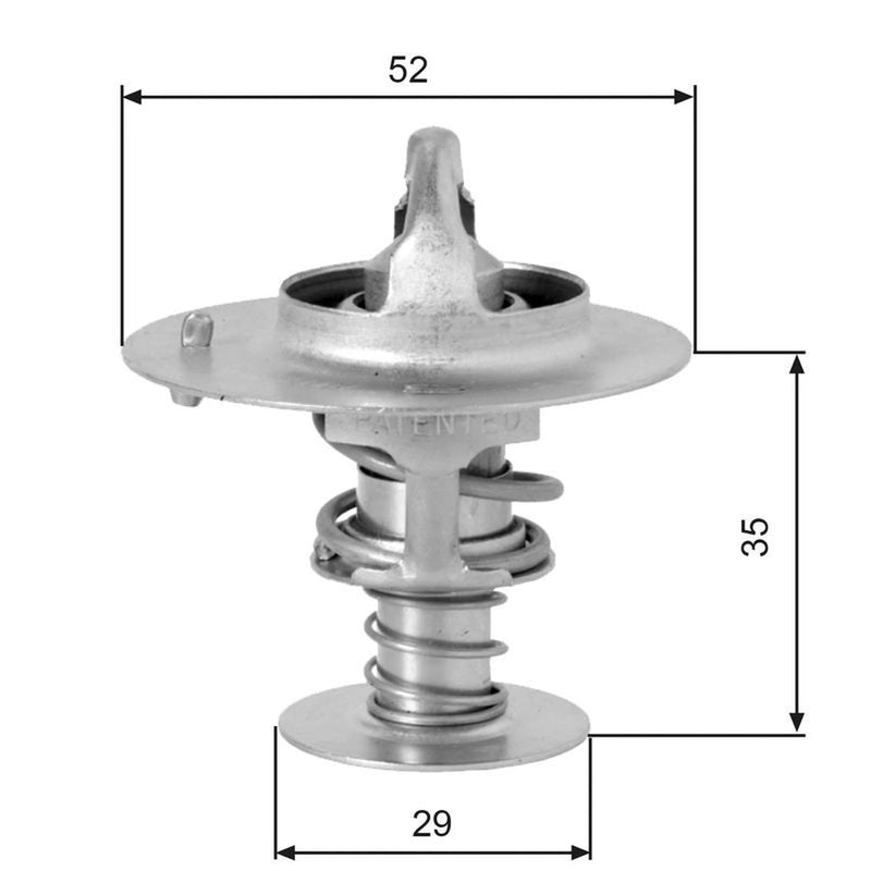 Gates Thermostat,Coolant TH03382G1