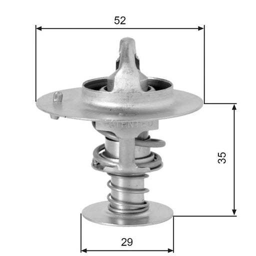 Gates Thermostat,Coolant TH03382G1