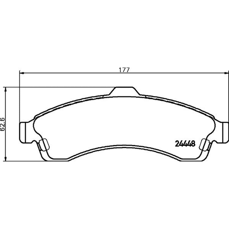 Mintex Front Brake Pad Set MDB2218