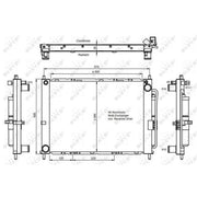 NRF Air Conditioning Condenser 350068