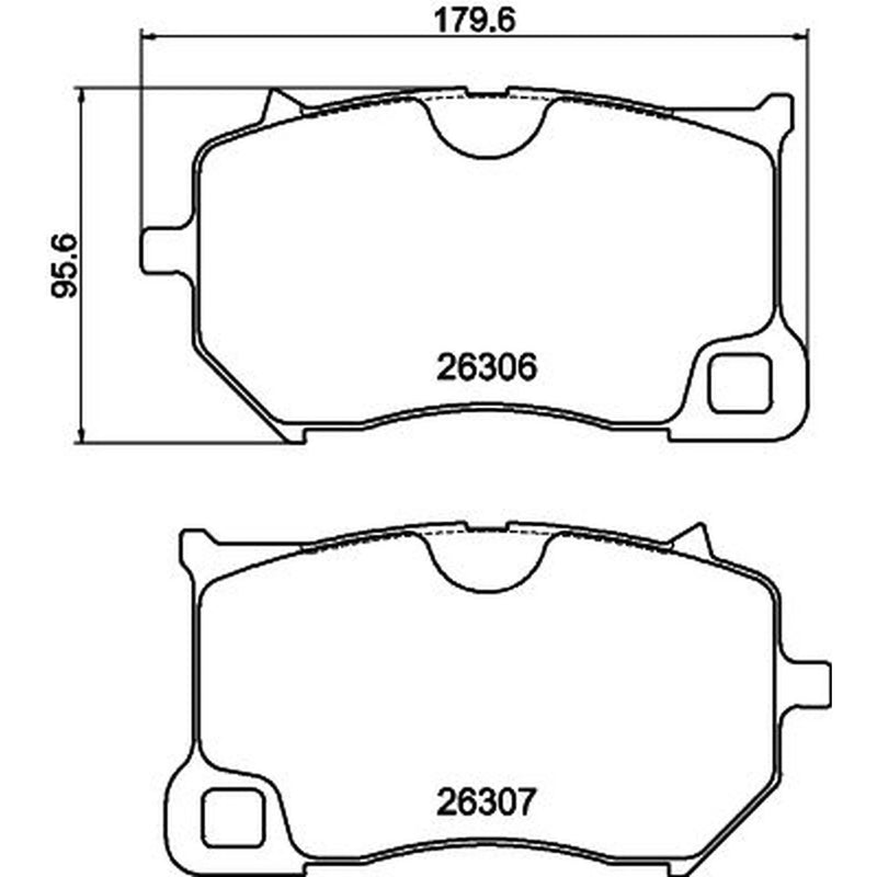 Mintex Front Brake Pad Set MDB4435