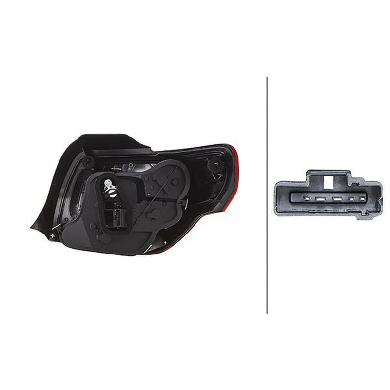 Hella Tail Light / Lamp PY21W Left 2VA 354 675-011