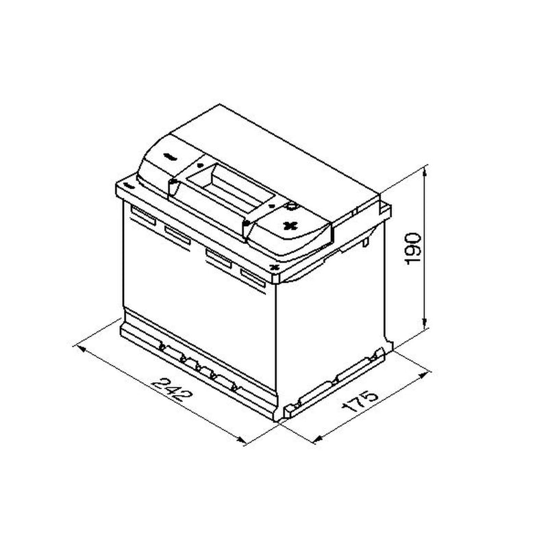 Bosch Batteries Battery 12V 60Ah 540A 0 092 S40 050