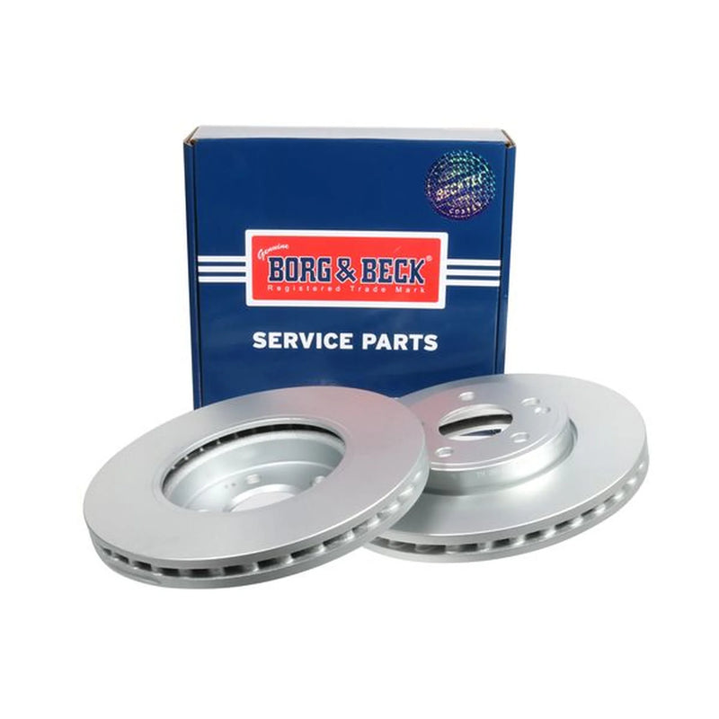 Borg & Beck 2 x Vented Front Brake Discs BBD5325
