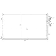 NRF Air Conditioning Condenser 350467