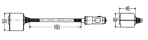 Hella 2AB 004 532-297 Reading Light