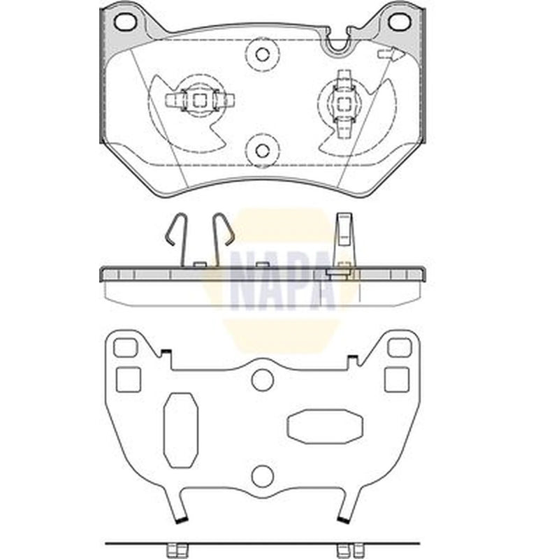 NAPA Front Brake Pad Set NBP1914